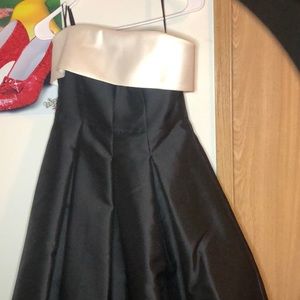 Black & white formal dress